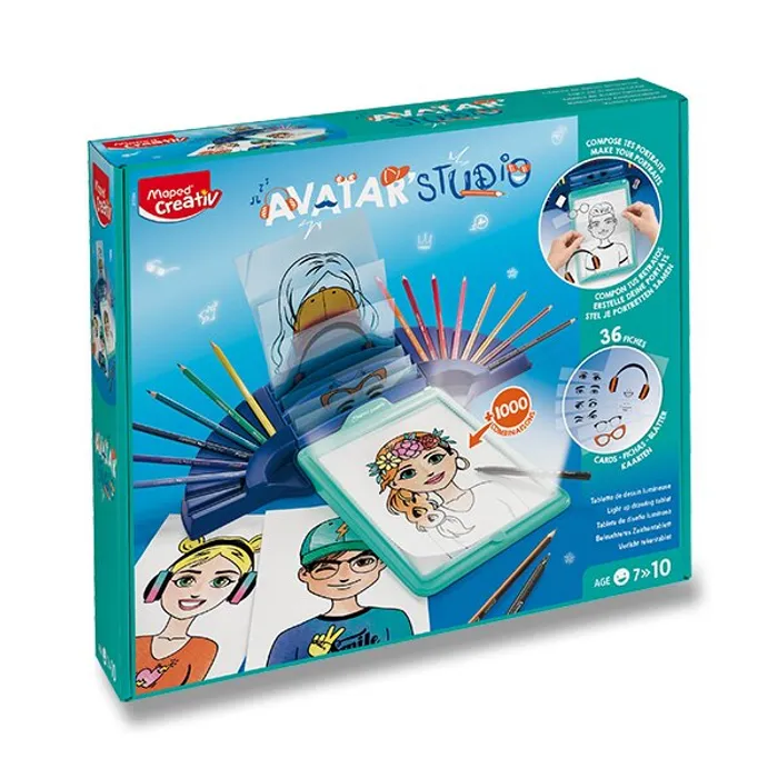 Hauptbild des Produkts Sada Maped Creativ Avatar Studio tabulka s podsvícením