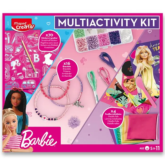 Hauptbild des Produkts Sada Maped Creativ Barbie Multiactivity Kit sada 3v1