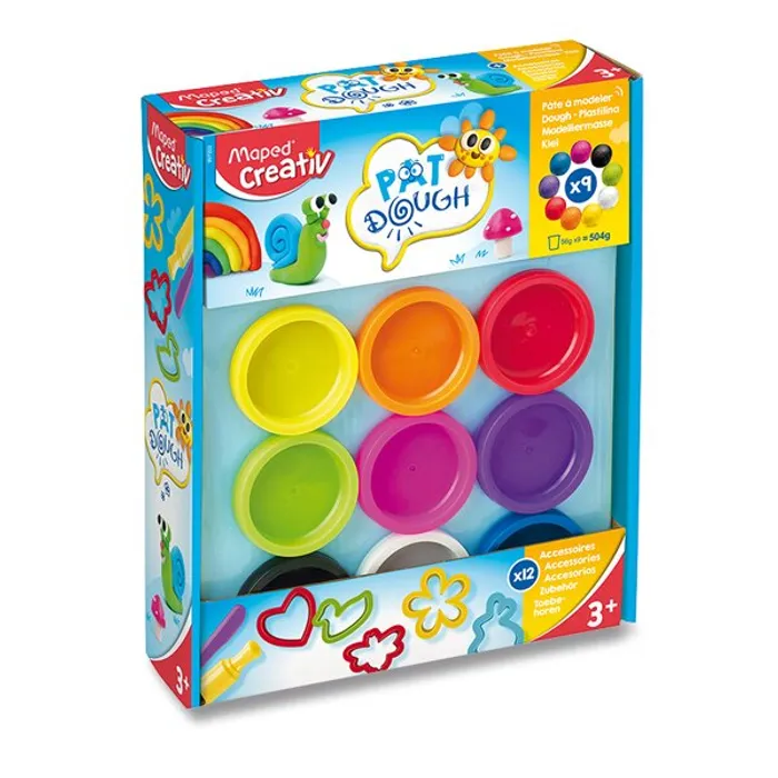 Hauptbild des Produkts Sada Maped Creativ Modeling Pat´Dough 9 barev
