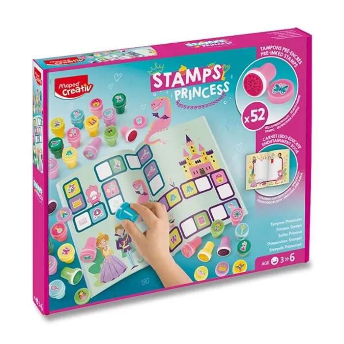 Hauptbild des Produkts Sada Maped creativ Stamps Princess 52 ks razítek