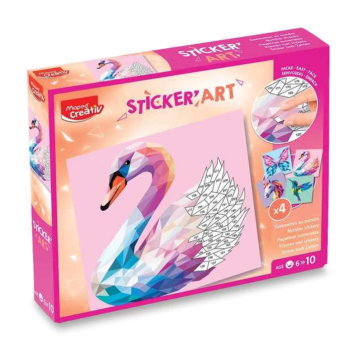 Hauptbild des Produkts Sada Maped Creativ Sticker´Art samolepky - Elegantní tvorové