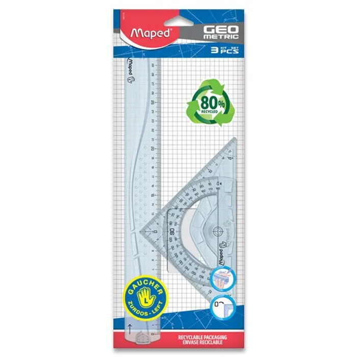 Hauptbild des Produkts Sada Maped Geometric Maxi - 3dílná sada, pro leváky