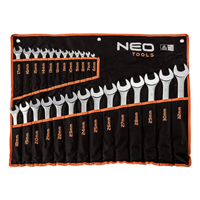 Hauptbild des Produkts Sada očkových klíčů, 09-754, 6-32mm, z chrom-vanadiové oceli, Neo Tools