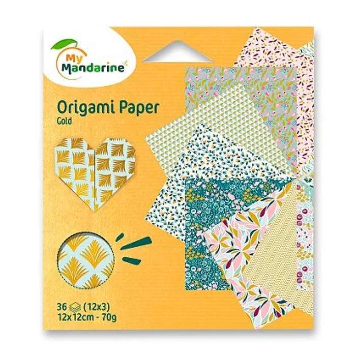 Hauptbild des Produkts Sada papírů Avenue Mandarine Origami Gold - 36 listů