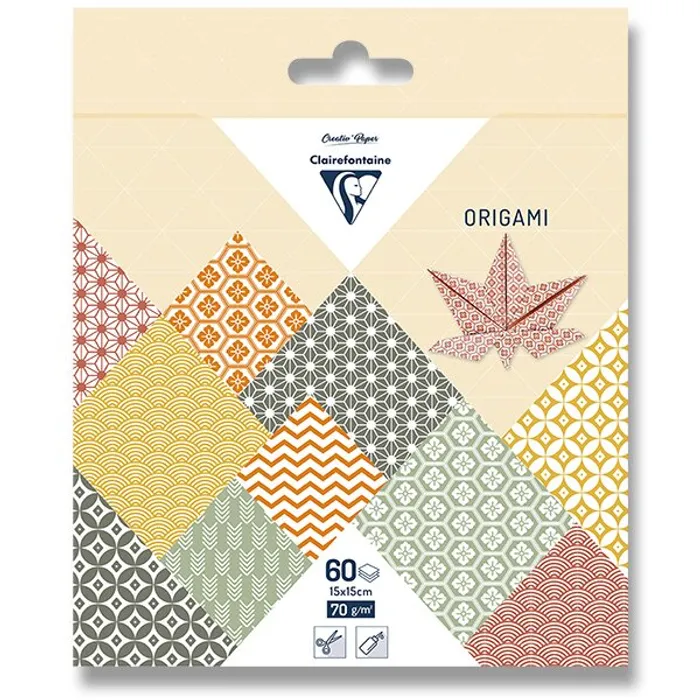 Hauptbild des Produkts Sada papírů Clairefontaine Origami Autumn, 60 listů