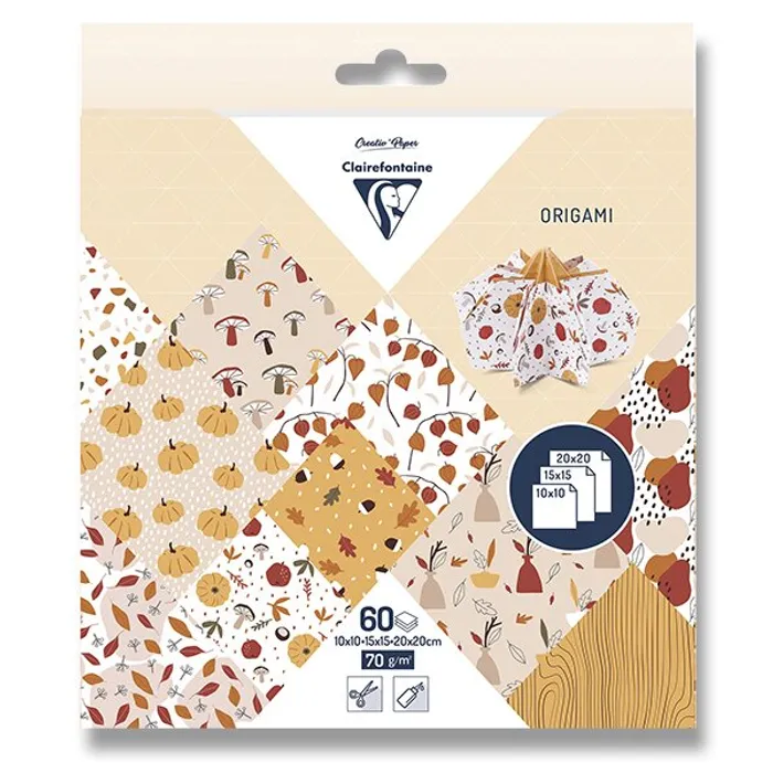 Hauptbild des Produkts Sada papírů Clairefontaine Origami Autumn