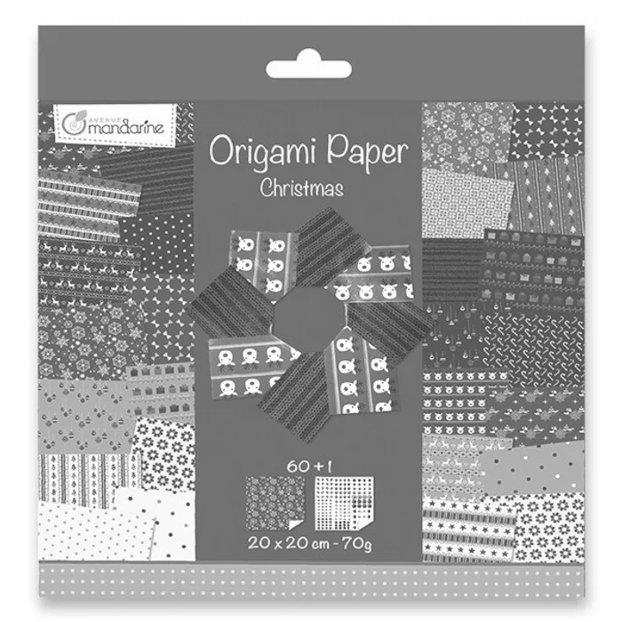 Hauptbild des Produkts Sada papírů Clairefontaine Origami Christmas 2 60 listů
