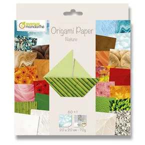 Papierset Clairefontaine Origami Nature