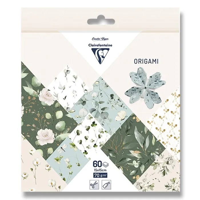 Hauptbild des Produkts Sada papírů Clairefontaine Origami Romantic, 60 listů