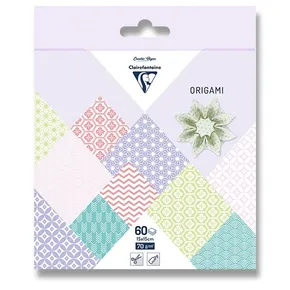 Clairefontaine Origami Spring-Papierset, 60 Blatt