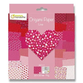 Papierset Clairefontaine Origami Hearts