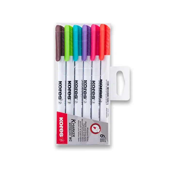 Hauptbild des Produkts Sada popisovačů Kores K-Marker W1 sada 6 barev
