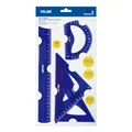 Weiteres Produktbild Linealset MILAN „FLEX“ flexibel, blau