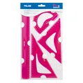 Linealset MILAN „FLEX“ flexibel, rosa