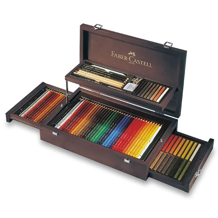 Hauptbild des Produkts Sada pro kresbu Faber-Castell Art dřevěná kazeta, 126 ks