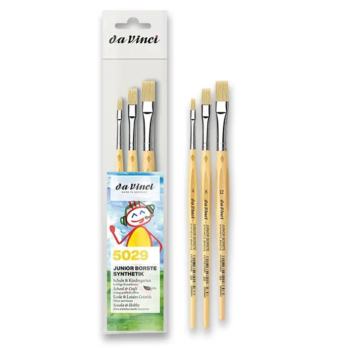 Hauptbild des Produkts Sada štětců Da Vinci Junior plochý 4 + 8 + 12