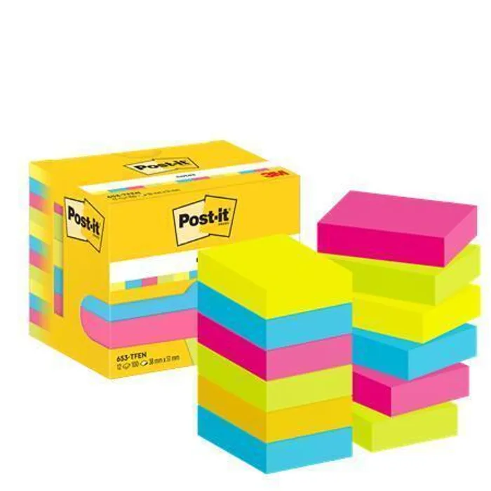 Hauptbild des Produkts Samolepicí bloček, energetik, 38x51 mm, 12x100 listů, 3M POSTIT