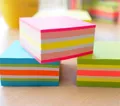 Selbstklebender Notizblock Hopax Stick'n Neon Notes 51 x 51 mm, 250 Blatt