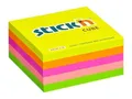 Selbstklebender Notizblock Hopax Stick'n Neon Notes 76 × 76 mm, 400 Blatt
