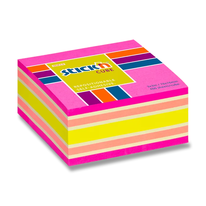 Hauptbild des Produkts Samolepicí bloček Hopax Stick’n Notes Neon růžový