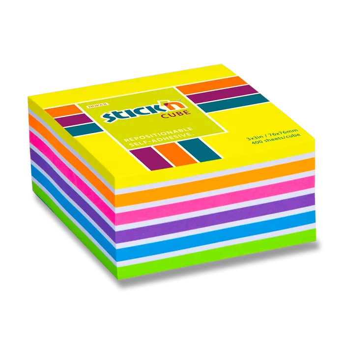 Hauptbild des Produkts Samolepicí bloček Hopax Stick’n Notes Neon žlutý