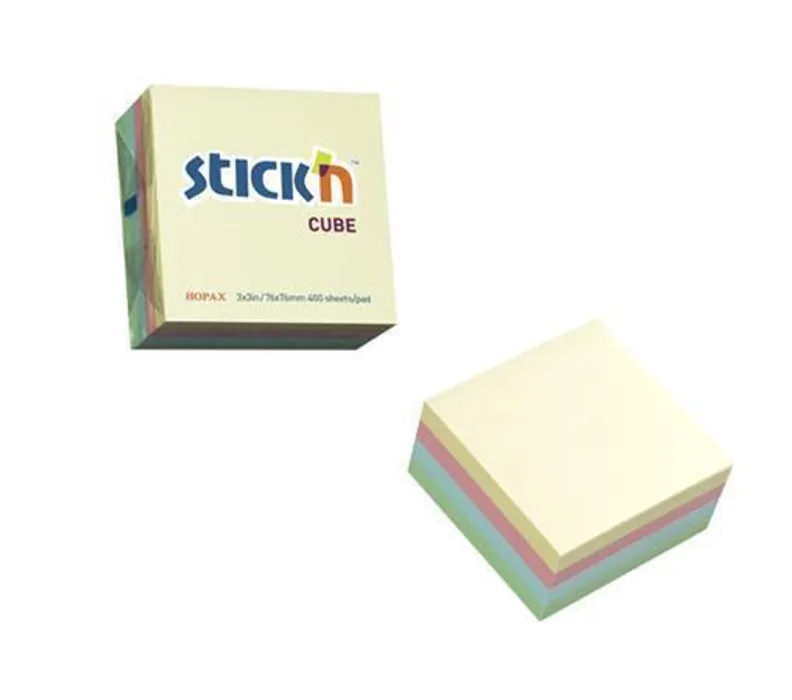 Hauptbild des Produkts Samolepicí bloček Hopax Stick’n Pastel Notes 76 × 76 mm, 400 listů