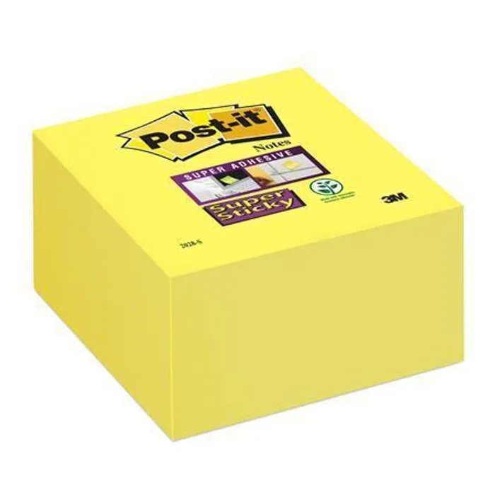 Hauptbild des Produkts Samolepicí bloček "Super Sticky", ultra žlutá, 76 x 76 mm, 350 listů, 3M POSTIT 7100265573