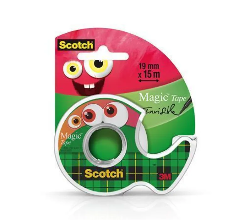 Hauptbild des Produkts Samolepící páska "Magic Tape 810", s dávkovačem, 19mm x 15m, 3M SCOTCH