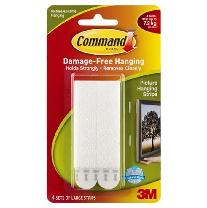 Hauptbild des Produkts Samolepící pásky na zavěšení rámu “Command”, se suchými zipy, větší, 3M SCOTCH
