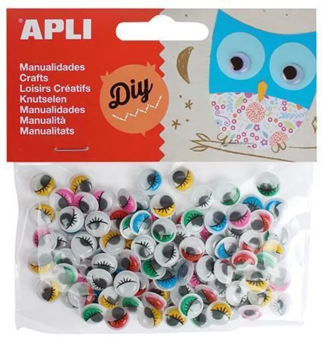 Hauptbild des Produkts Samolepící pohyblivé oči "Creative", mix barev, ovál, APLI