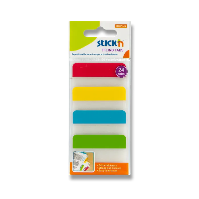 Hauptbild des Produkts Samolepicí záložky Hopax Stick’n Clearnote 38 x 51 mm, 4 x 6 ks