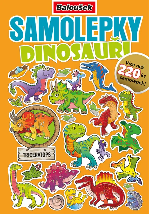 Hauptbild des Produkts Samolepkový sešit - Dinosauři