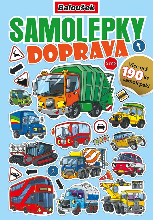 Hauptbild des Produkts Samolepkový sešit - Doprava
