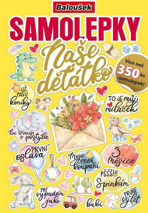 Hauptbild des Produkts Samolepkový sešit - Naše děťátko