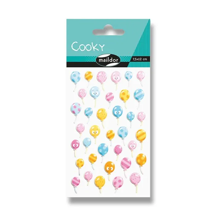 Hauptbild des Produkts Samolepky Maildor 3D Cooky Balónky