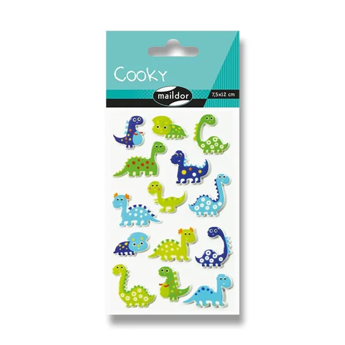 Hauptbild des Produkts Samolepky Maildor 3D Cooky Dinosauři