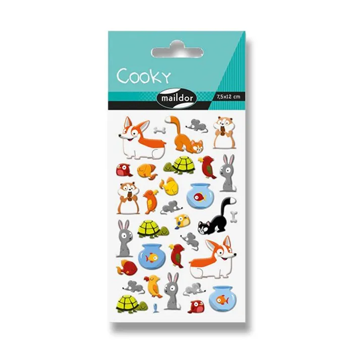 Hauptbild des Produkts Samolepky Maildor 3D Cooky Domácí zvířátka