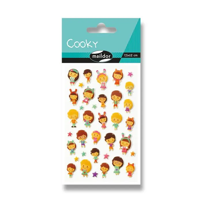 Hauptbild des Produkts Samolepky Maildor 3D Cooky Kawai panenky