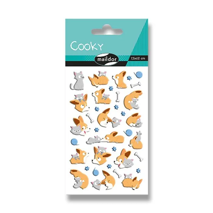Hauptbild des Produkts Samolepky Maildor 3D Cooky Pes a kočka