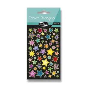 Aufkleber Maildor 3D Cooky Phospho Stars