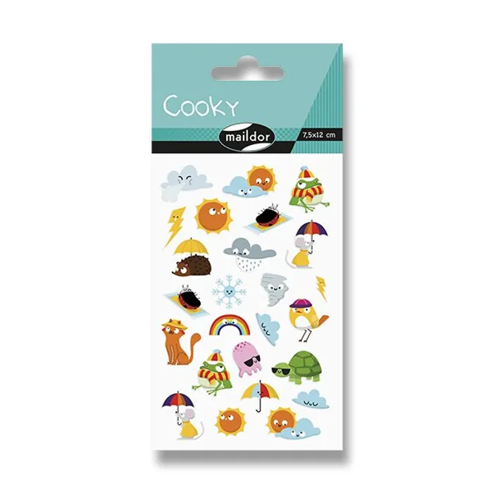 Hauptbild des Produkts Samolepky Maildor 3D Cooky Počasí