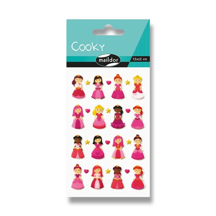 Hauptbild des Produkts Samolepky Maildor 3D Cooky Princezny