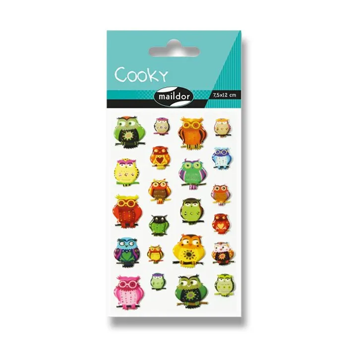 Hauptbild des Produkts Samolepky Maildor 3D Cooky Sovy