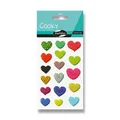 Aufkleber Maildor 3D Cookies Gemusterte Herzen