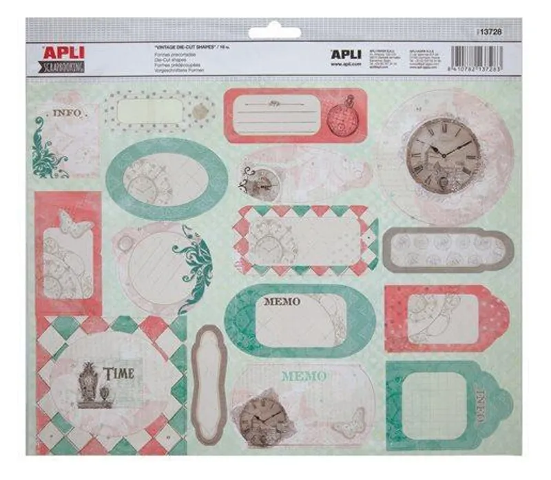 Hauptbild des Produkts Samolepky, scrapbooking, APLI, "Vintage"
