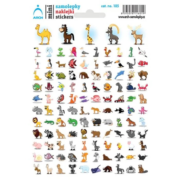 Hauptbild des Produkts Samolepky "Kreslená zvířátka"