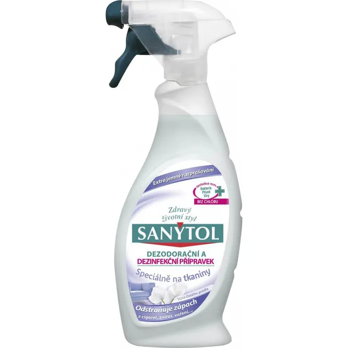 Hauptbild des Produkts Sanytol Dezodorační a dezinfekční přípravek speciálně na tkaniny rozprašovač 500 ml