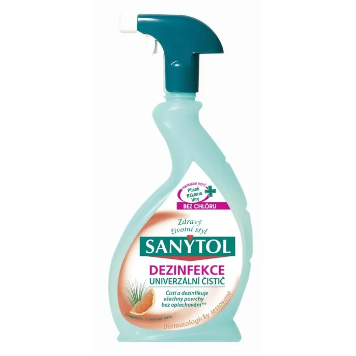 Hauptbild des Produkts Sanytol Grep Dezinfekce univerzální čistící prostředek rozprašovač 500 ml