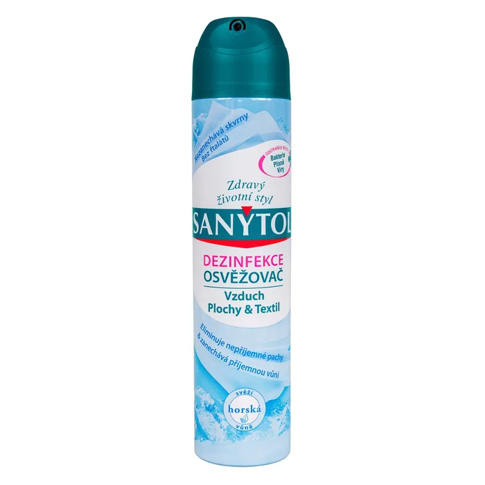 Hauptbild des Produkts Sanytol horská vůně desinfekční osvěžovač vzduchu na plochy a textil 300 ml