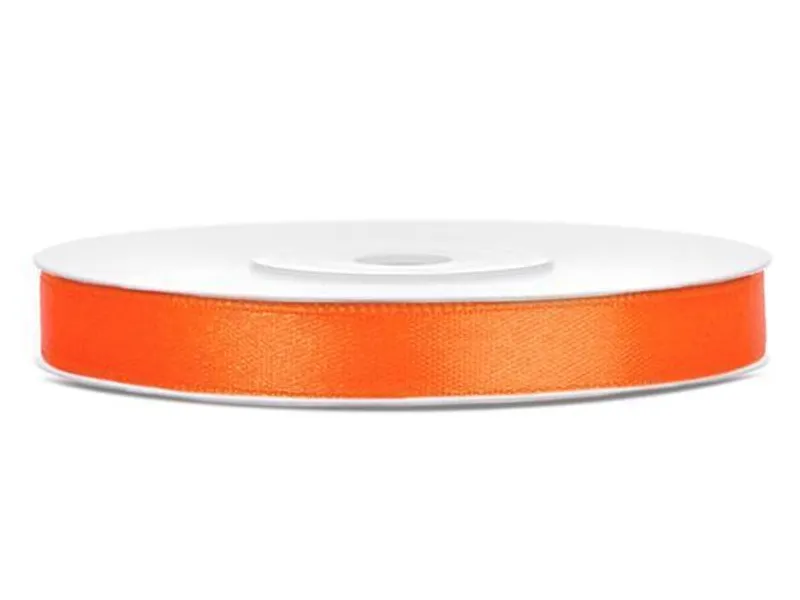 Hauptbild des Produkts Saténová stuha, oranžová, 6 mm x 25 m